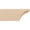 Ekena Millwork 4in. W x 8in. H x 20in. L Rivera Woodgrain TimberThane Rafter Tail, Primed Tan RFTUR04X08X20RIVRCPR - alternate 2